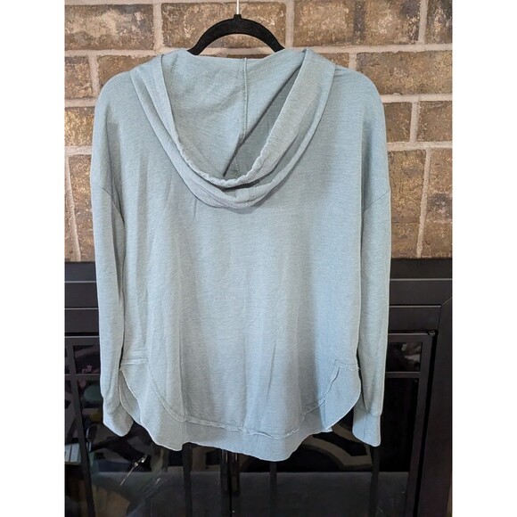 Z Supply Womens XS Oversized Lightweight Hoodie Dark Teal Color EUC Super Cozy - Picture 5 of 5